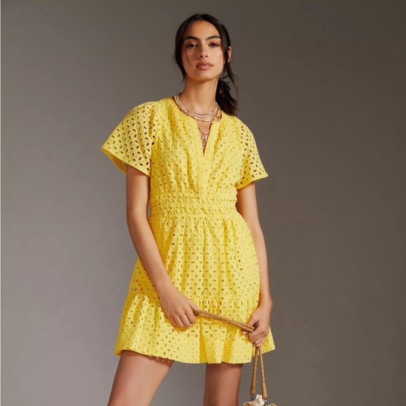 Anthropologie Somerset mini eyelet 1X - Picture 2 of 9